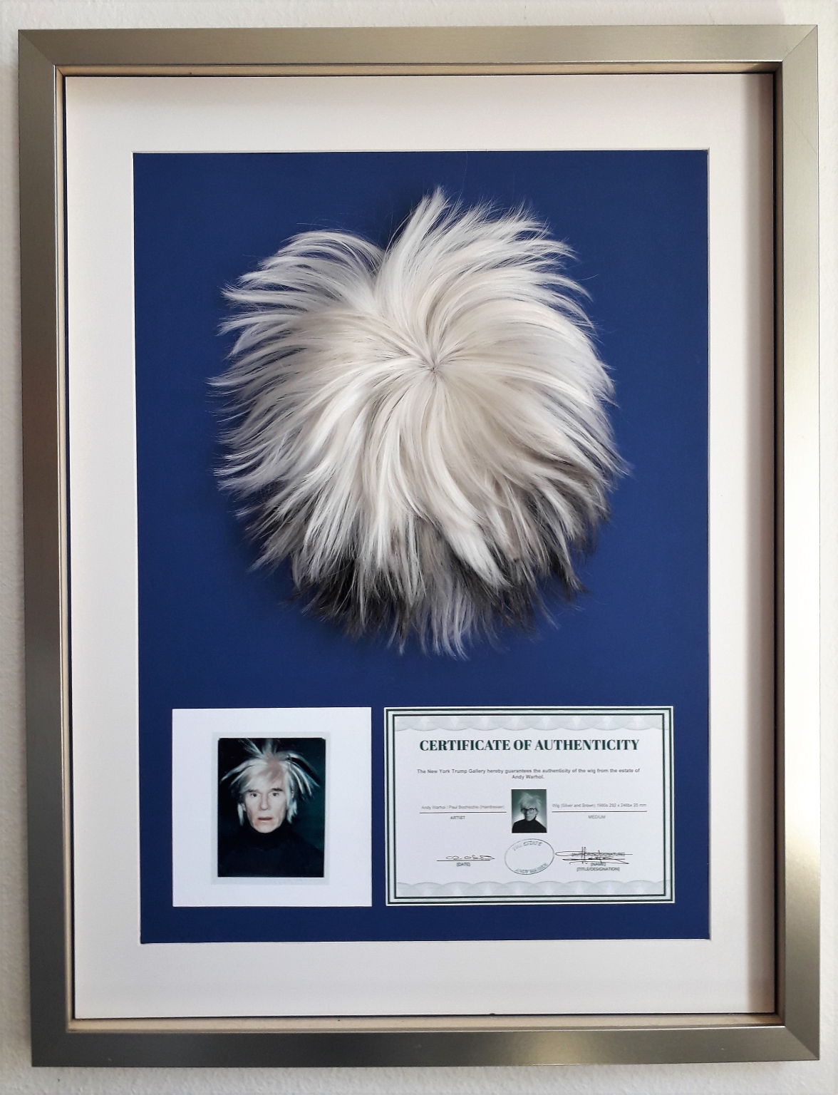 Heinz Frey | Warhol's Wig | 85 x 65 x 4 cm